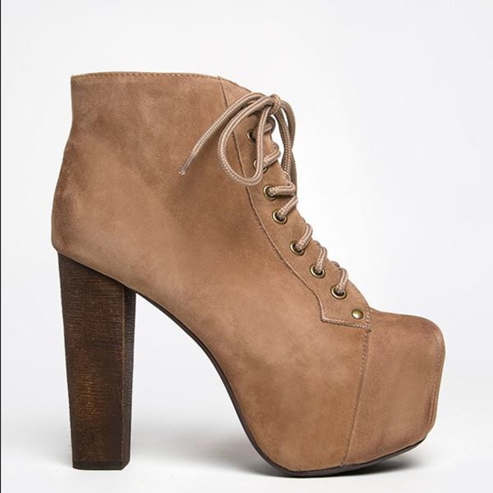 Jeffrey Campbell Lita Taupe sz 7.5